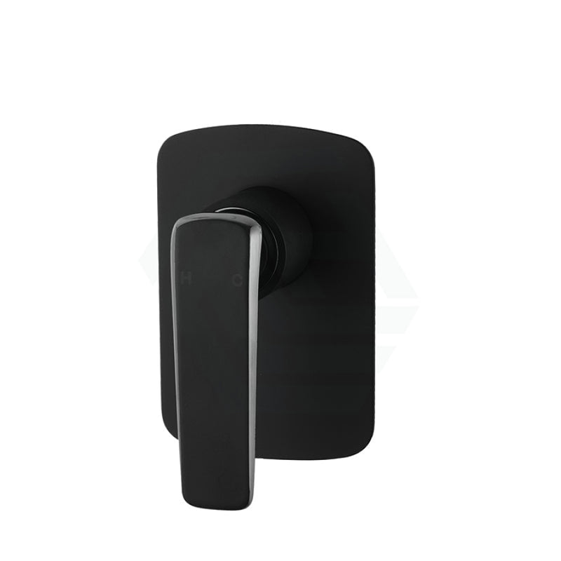 Esperia Brass Shower Wall Mixer Black Chrome