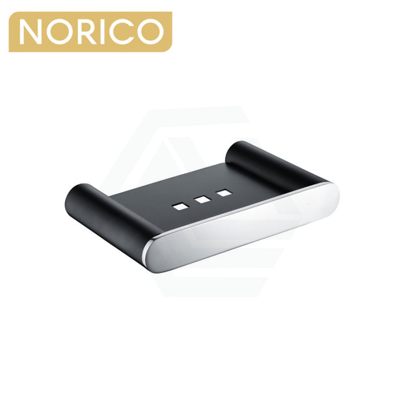 Soap Dish Holder Norico Stainless Steel Chrome And Matt Black