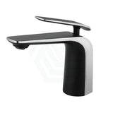 Esperia Solid Brass Short Basin Mixer Tap Chrome Black