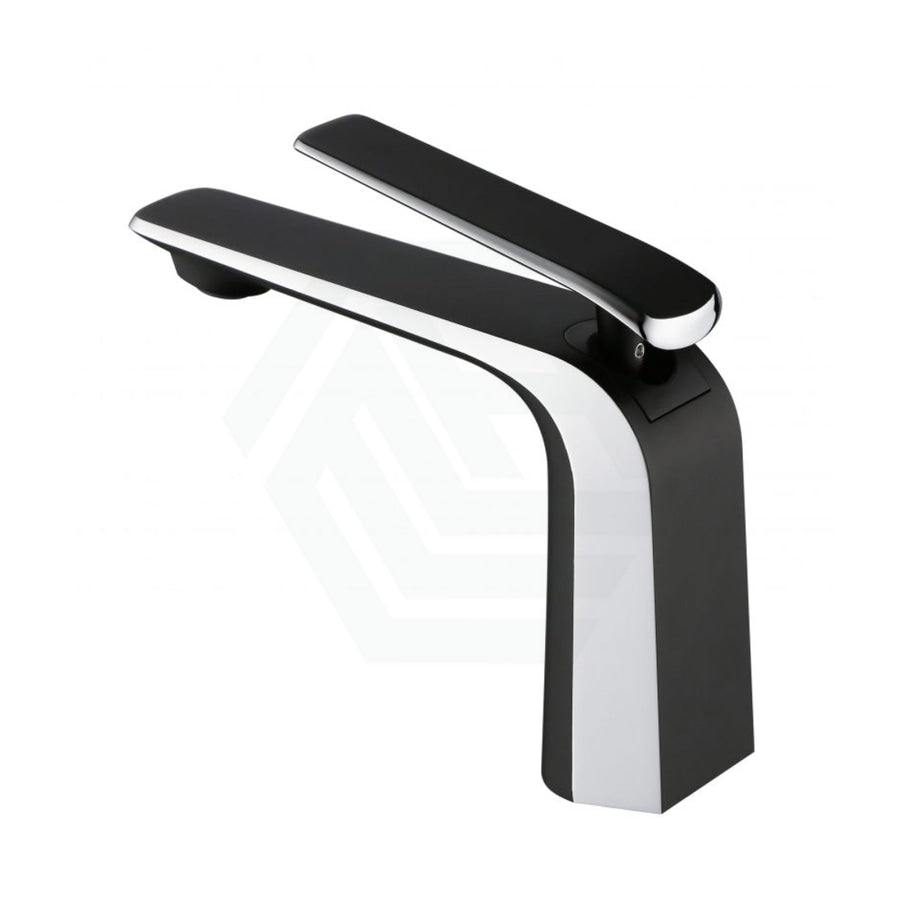 Norico Esperia Chrome & Matt Black Solid Brass Mixer Tap For Basins Bathroom Products