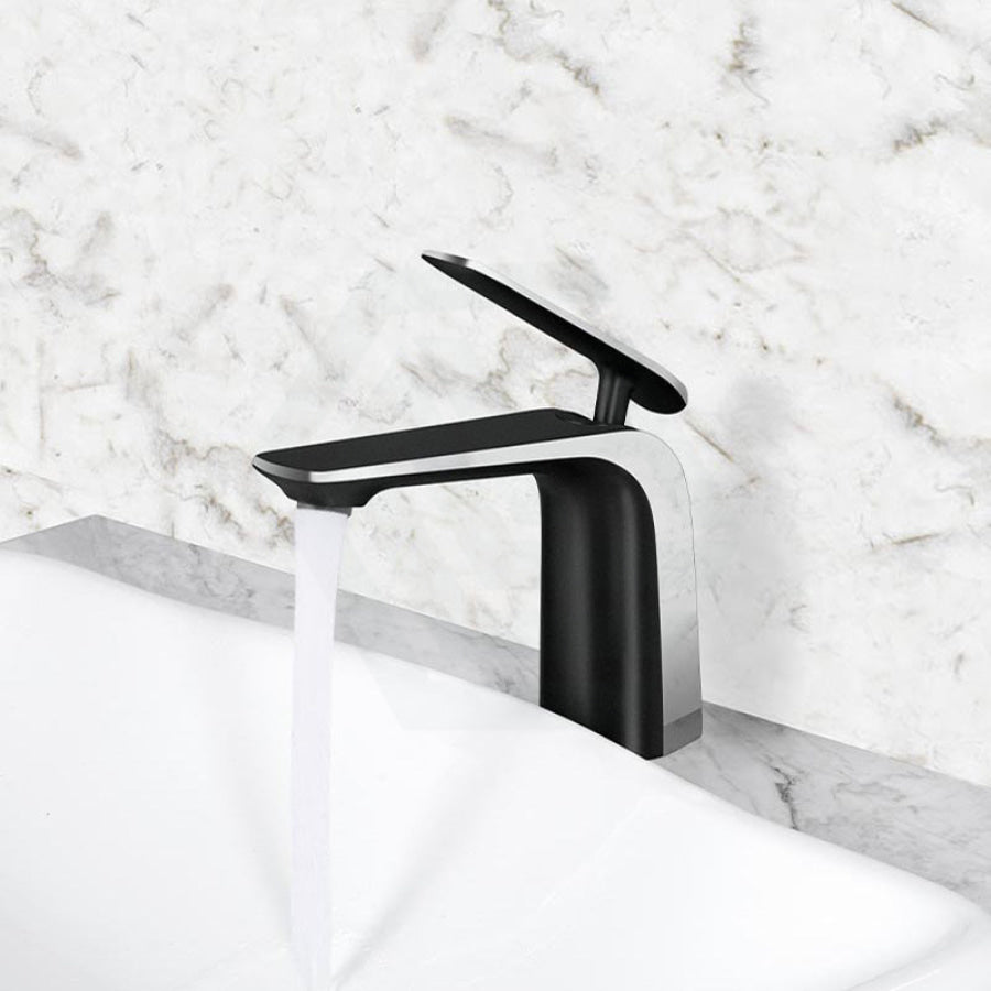 Norico Esperia Chrome & Matt Black Solid Brass Mixer Tap For Basins Bathroom Products