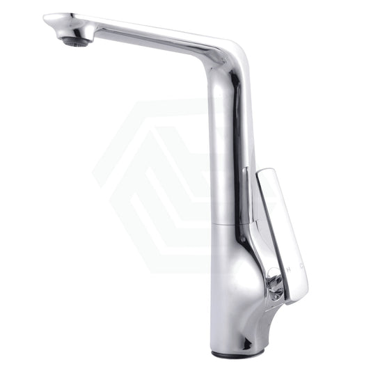 Esperia Tall Brass Kitchen Mixer Tap Chrome