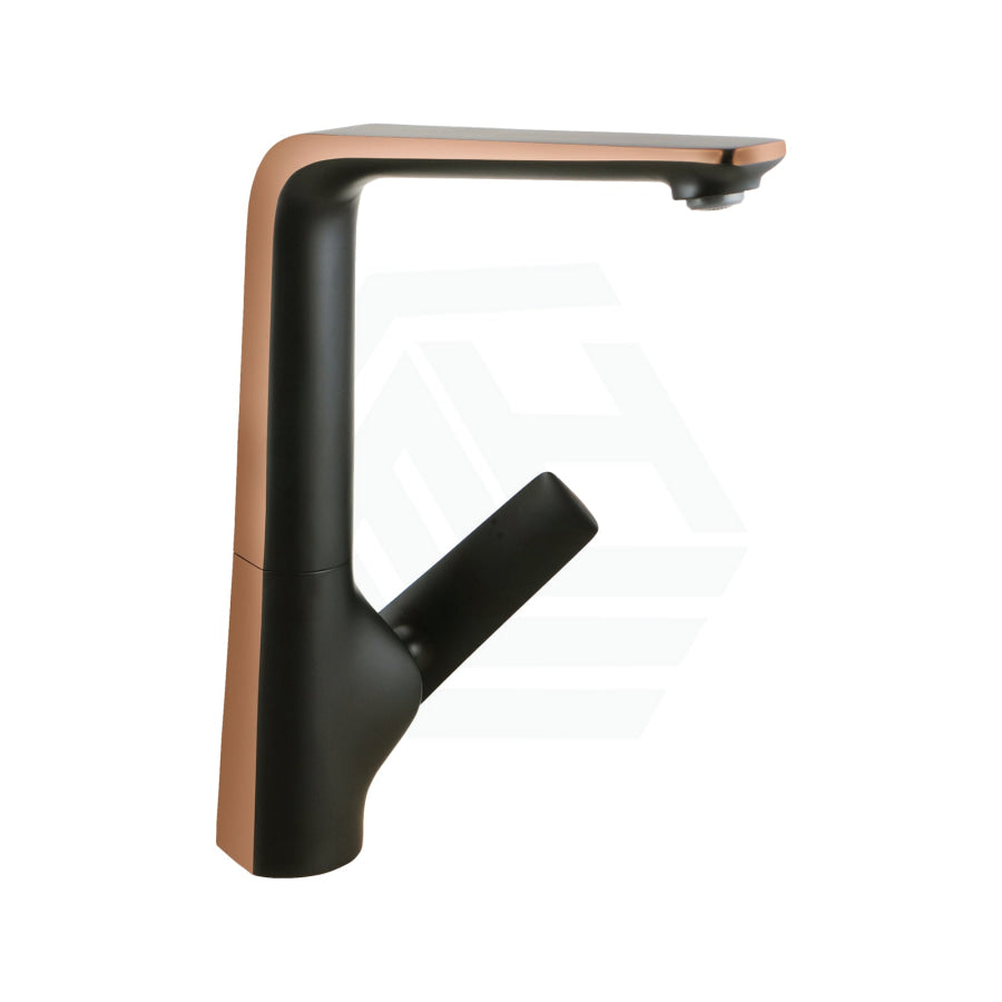 Norico Esperia Matt Black & Rose Gold Kitchen Sink Mixer Tap Solid Brass Products