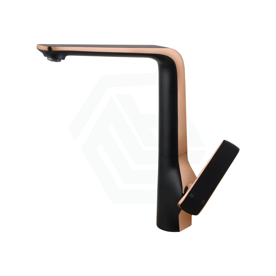 Norico Esperia Matt Black & Rose Gold Kitchen Sink Mixer Tap Solid Brass Products