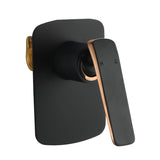 Norico Esperia Matt Black & Rose Gold Shower/bath Wall Mixer Solid Brass Mounted Bathroom Products