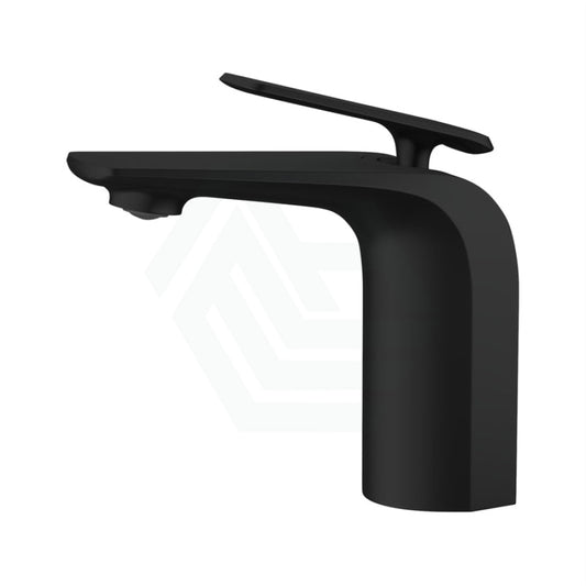 Norico Esperia Matt Black Solid Brass Mixer Tap For Basins Short Basin Mixers