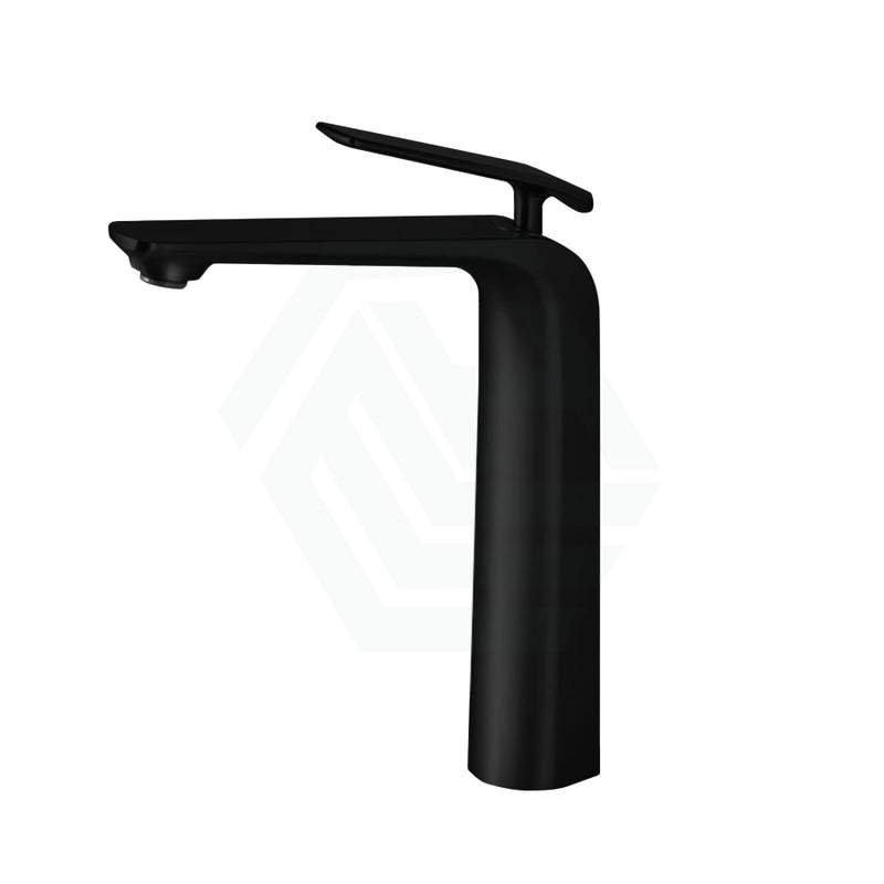 Norico Esperia Matt Black Solid Brass Tall Mixer For Basins