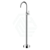 Norico Round Swivel Floor Mixers Solid Brass Chrome Mounted Bath