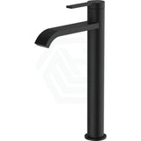 Oliveri Barcelona Brass Matt Black Tower Basin Mixer Tap for Vanity and Sink