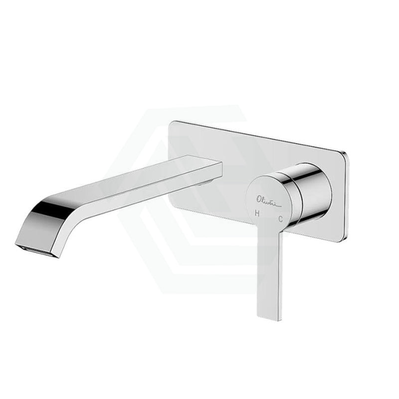 Oliveri Barcelona Chrome Brass Wall Mixer With Spout For Bathtub And Basin Mixers With