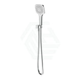 Oliveri Monaco Chrome Square Hand Shower Set With Bracket 3 Functions Handheld