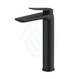 Oliveri Paris Brass Matt Black Tower Basin Mixer Tap For Vanity And Sink Tall Mixers