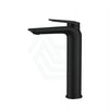 Oliveri Paris Brass Matt Black Tower Basin Mixer Tap For Vanity And Sink Tall Mixers