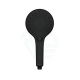 Oliveri Rome Matt Black Round Hand Shower 3 Functions Handheld Showers