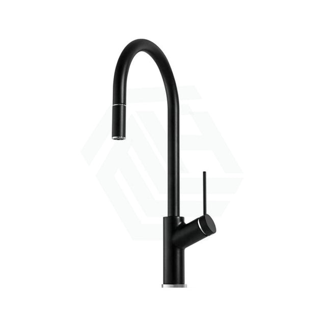 Oliveri Vilo Matt Black Pull Out Kitchen Mixer Tap Sink Mixers