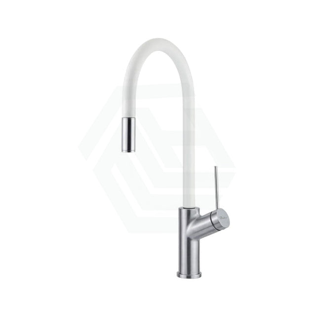 Oliveri Vilo White Pull Out Kitchen Mixer Tap Sink Mixers