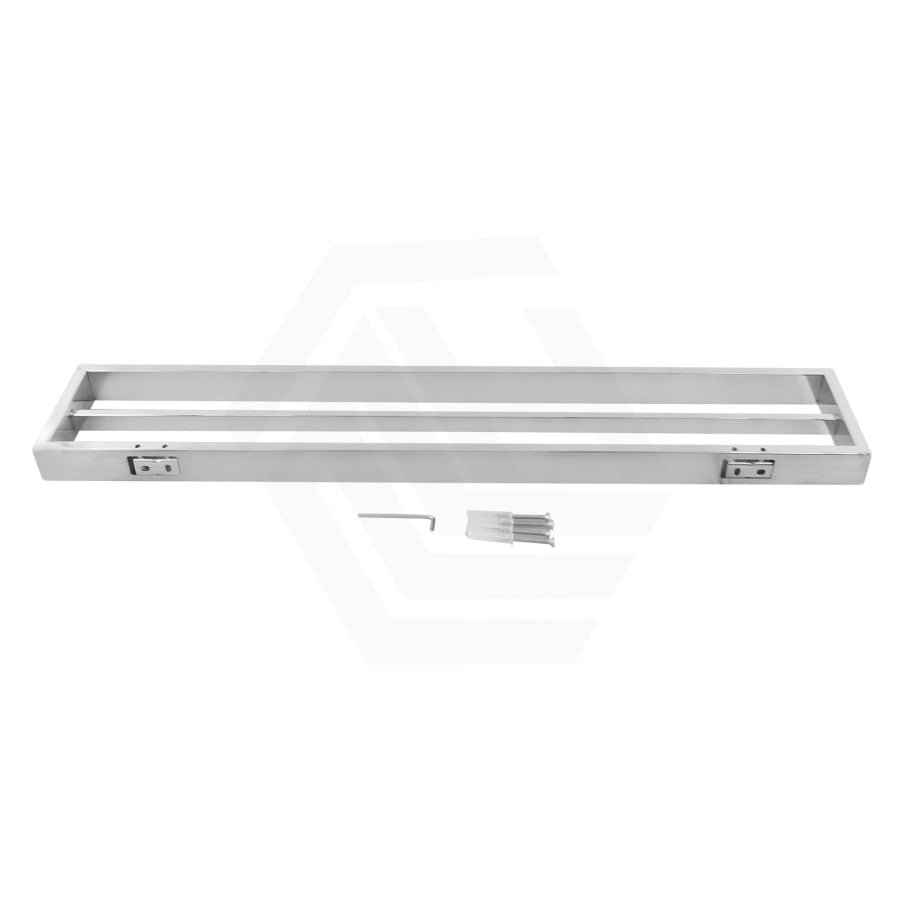 Omar 600/800Mm Chrome Double Towel Rail Bathroom Products