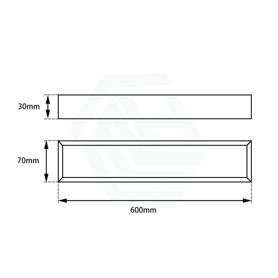 Omar 600/800Mm Chrome Single Towel Rail Stainless Steel Bathroom Products