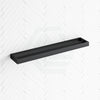 Omar 600/800Mm Matt Black Double Towel Rail Rails