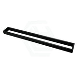 Omar 600/800Mm Matt Black Single Towel Rail Stainless Steel Bathroom Products