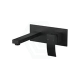 Omar Black Bathtub/Basin Wall Mixer With Spout Mounted Mixers