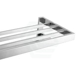 Omar Chrome Double Towel Holder Shelf 600Mm Stainless Steel Bathroom Products