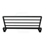 Omar Nero Black Double Towel Holder 600Mm Stainless Steel Bathroom Products