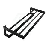 Omar Nero Black Double Towel Holder 600Mm Stainless Steel Bathroom Products