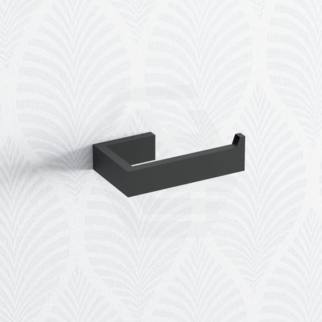 Omar Nero Black Toilet Paper Holder