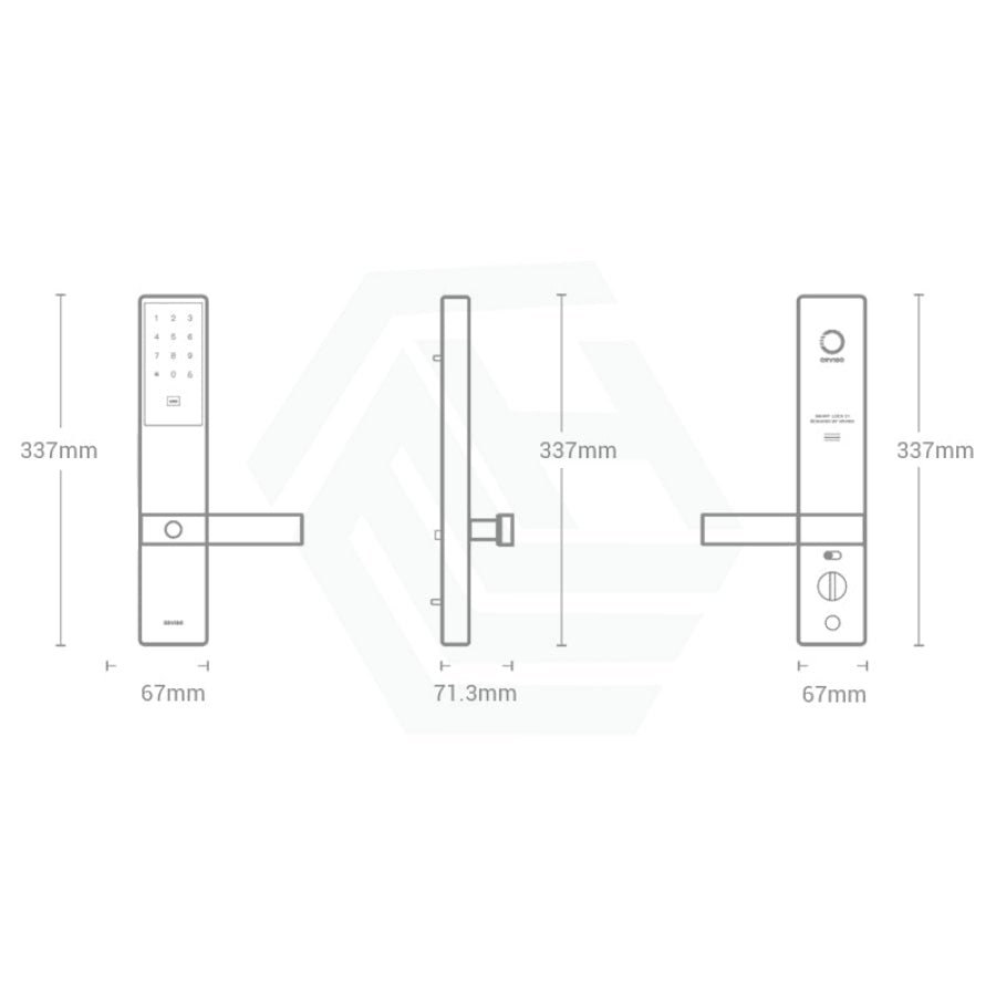 Orvibo Biometrics Wi-Fi Password Digital Smart Door Lock From Australia