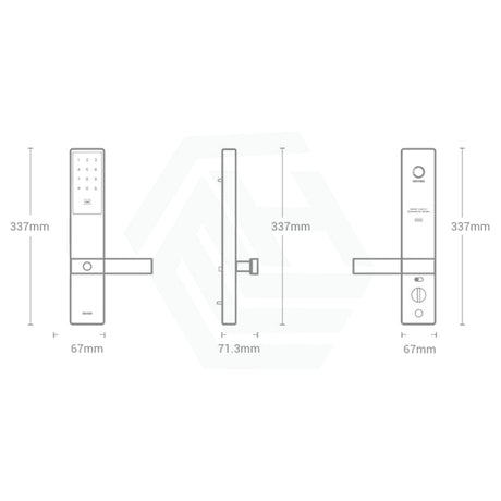 Orvibo Biometrics Wi-Fi Password Digital Smart Door Lock From Australia