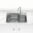 Osons 692X482X220Mm Japanese Style Single Bowl Kitchen Sink Top/Flush/Undermount 1Mm Thick