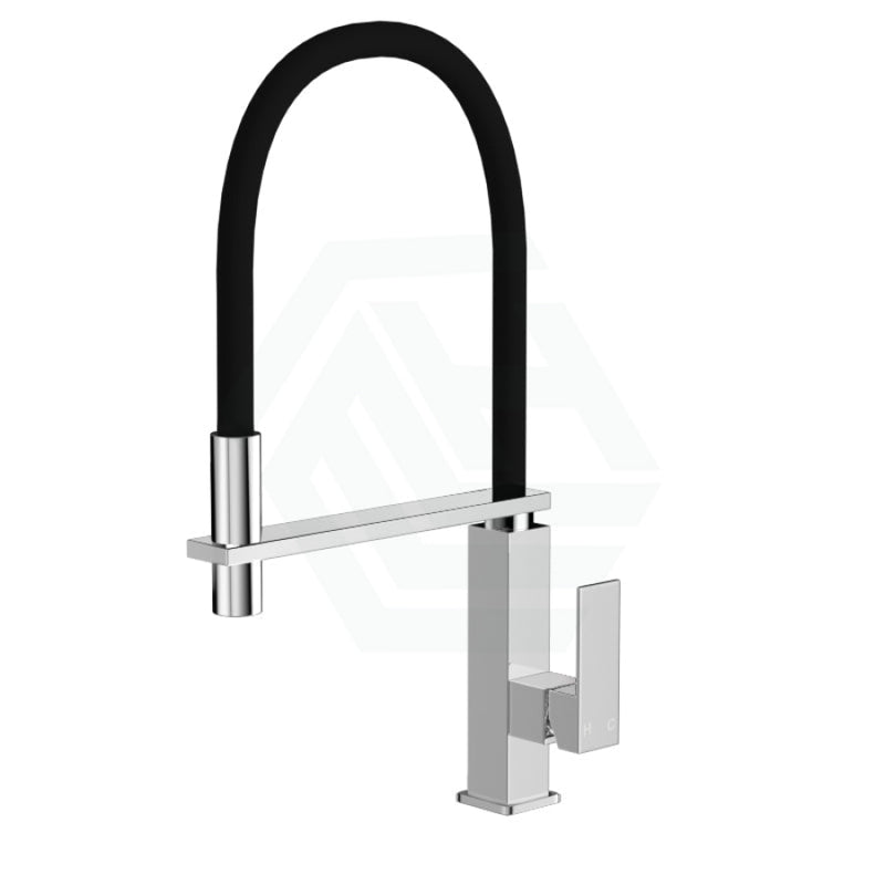 Chrome Swivel Rubber Spout Kitchen Mixer