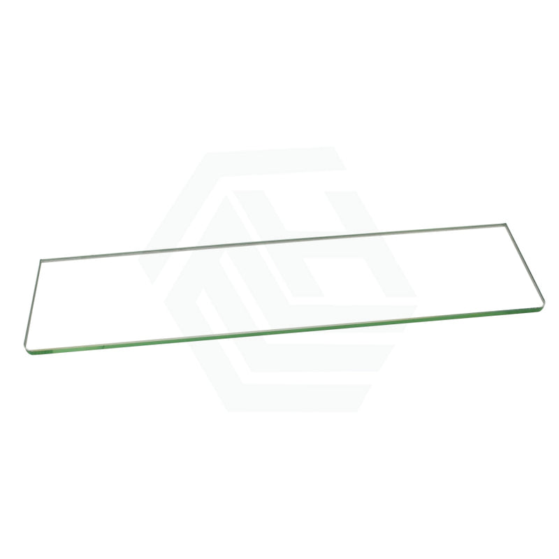 Ottimo Black Glass Shelf Holder 500Mm Stainless Steel