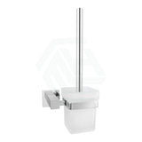 Ottimo Chrome Toilet Brush With Holder Wall Mounted