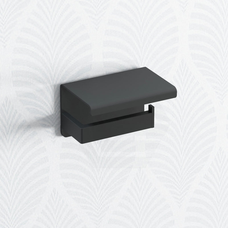 Ottimo Matt Black Toilet Paper Holder