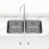 Otus 822X460X230Mm Double Bowls Undermount Kitchen Sink Stainless Steel 304 Sinks