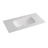 600/750/900/1200/1500mm Chiefly Solid Surface Stone Top Matt White for Bathroom Vanity