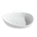 600X370X190Mm Waverly Oval Above Counter Art Stone Basin Matt White/Gloss White/Matt Black Gloss