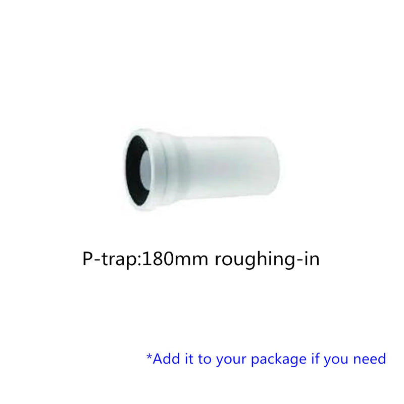 630x380x835mm Veda Tornado Ceramic Back To Wall Toilet Suite Back/Left and Right Bottom Inlet Variant Colour Available