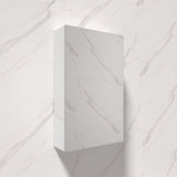 450/750/1200mm Gloss White MDF Pencil Edge Wall Hung Shaving Cabinet