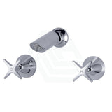 Pgnz Chrome Shower Tap Set With Short Spout Wall Mounted