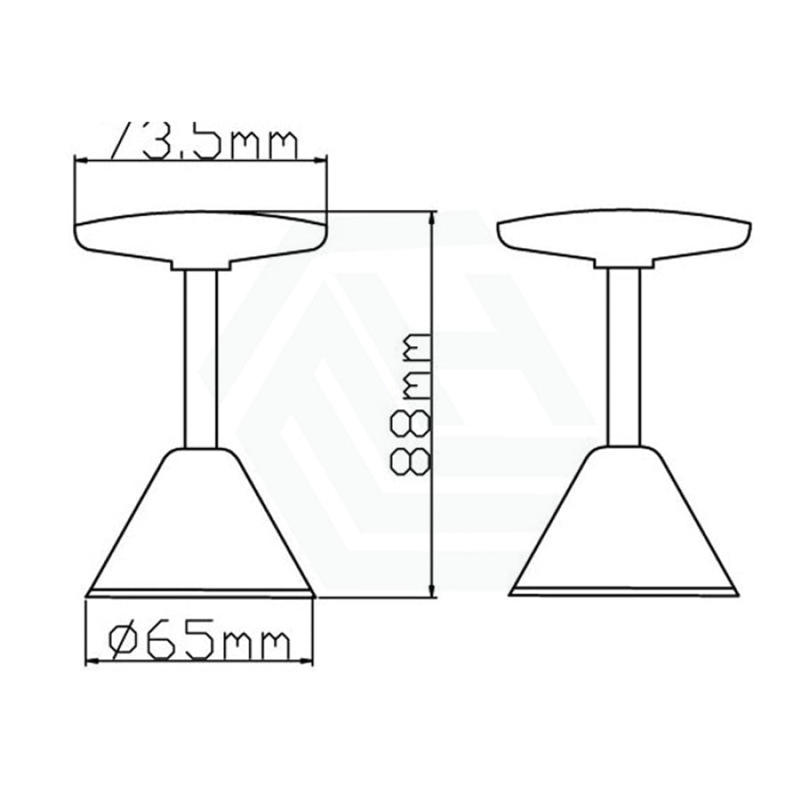 Pgnz Chrome Shower Wall Taps Brass & Zinc Alloy Top Assemblies