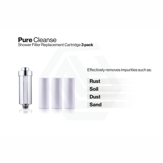 Pure Cleanse Micro Filter Pack Shower Water Filters