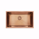 600X450X230Mm Rose Gold Pvd 1.2Mm Handmade Top/undermount Single Bowl Kitchen Sink Stainless Steel