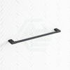 Quavo 600/800Mm Square Matt Black Single Towel Rail Brass Wall Mounted Rails