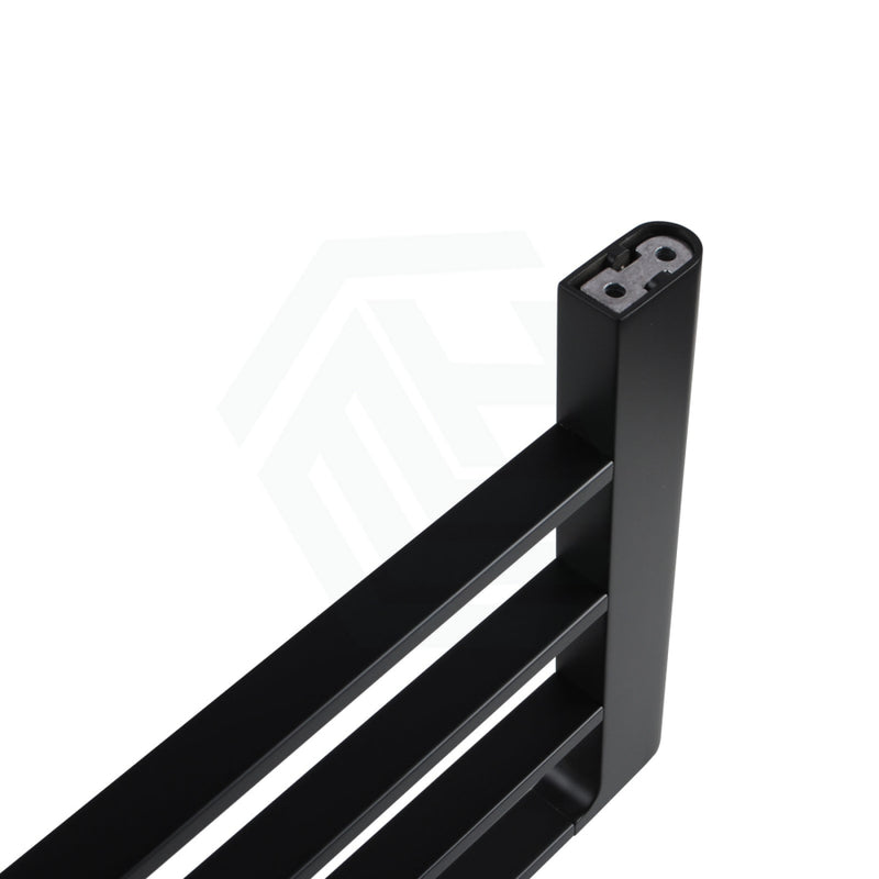 Quavo Black Towel Rack 600Mm Brass 4 Bars Wall Mounted Bathroom Products