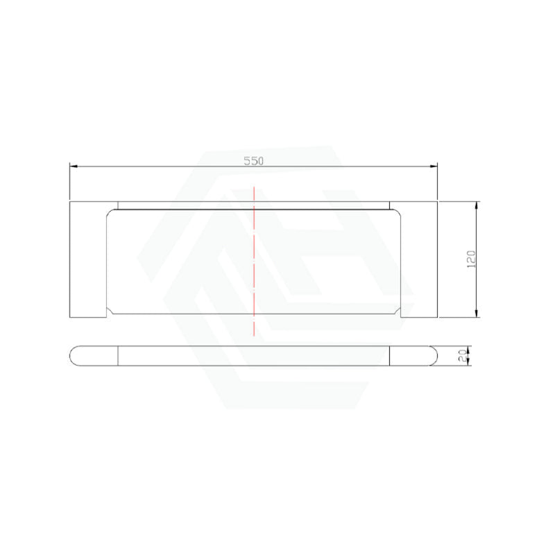 Quavo Chrome Single Glass Shelf Storage Brass Wall Mounted