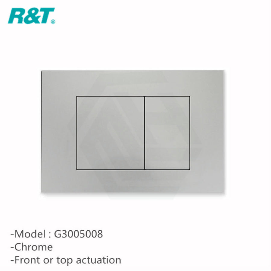 R&t Framed Low Level In-Wall Cistern For Wall Hung Toilet Pan Top Or Front Flush Button Available