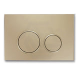 R&T Toilet Button For In-Wall Concealed Cistern Brushed Gold Surface G3004111Bg Toilets Push Buttons